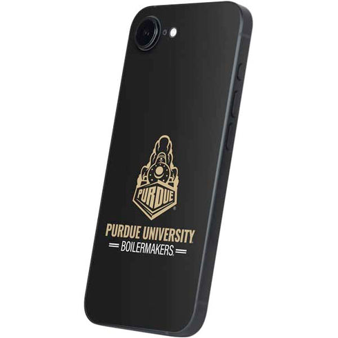 Purdue University Boilermakers Signature Logo iPhone 16e Skin