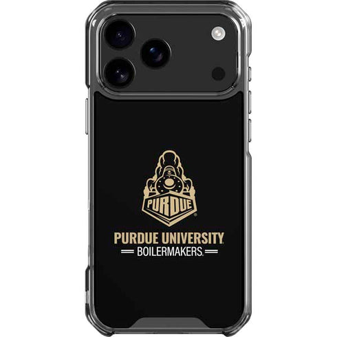 Purdue University Boilermakers Signature Logo iPhone 18 Pro Max Clear Case