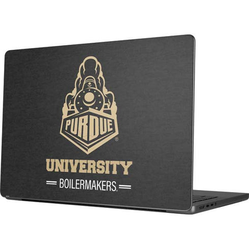 Purdue University Boilermakers Signature Logo Apple MacBook Pro 14-inch Skin