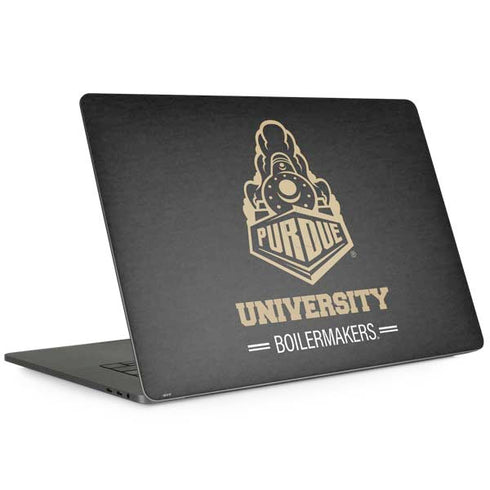 Purdue University Boilermakers Signature Logo MacBook Skins