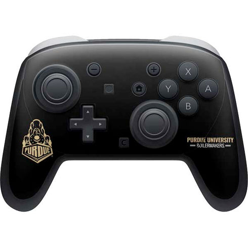 Purdue University Boilermakers Signature Logo Nintendo Switch 2 (2025) Pro Controller Skin