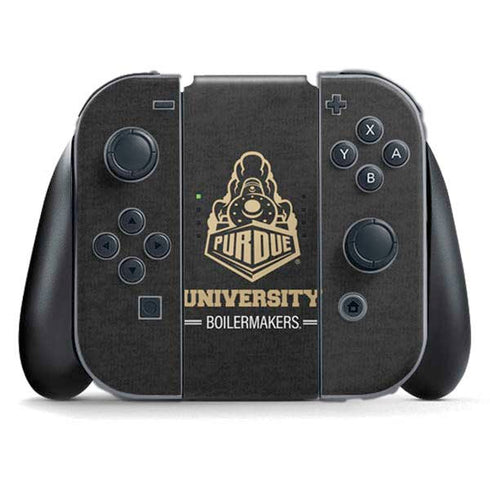 Purdue University Boilermakers Signature Logo Nintendo Skins