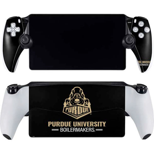 Purdue University Boilermakers Signature Logo PlayStation PS5 Skins
