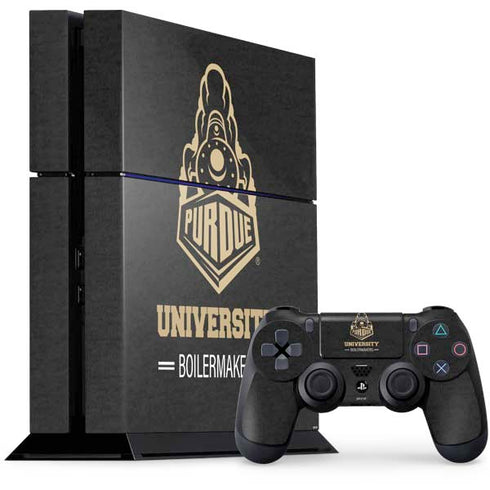 Purdue University Boilermakers Signature Logo PlayStation PS4 Skins