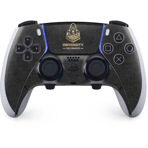 Purdue University Purdue University Boilermakers Signature Logo PS5 DualSense Edge Pro Controller Skin