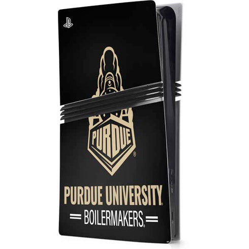 Purdue University Boilermakers Signature Logo PlayStation PS5 Skins