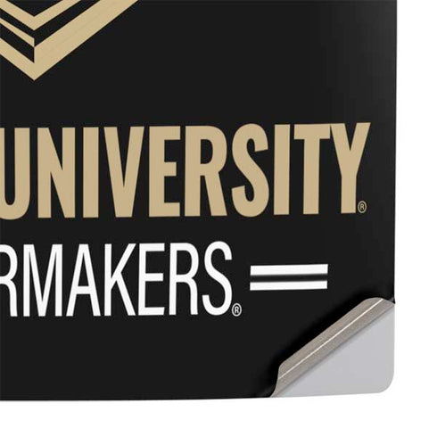 Purdue University Boilermakers Signature Logo PS5 Pro Console Skin