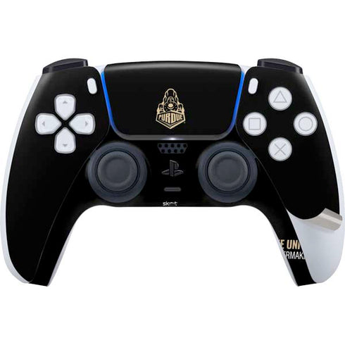 Purdue University Boilermakers Signature Logo PS5 Pro Disk Bundle Skin