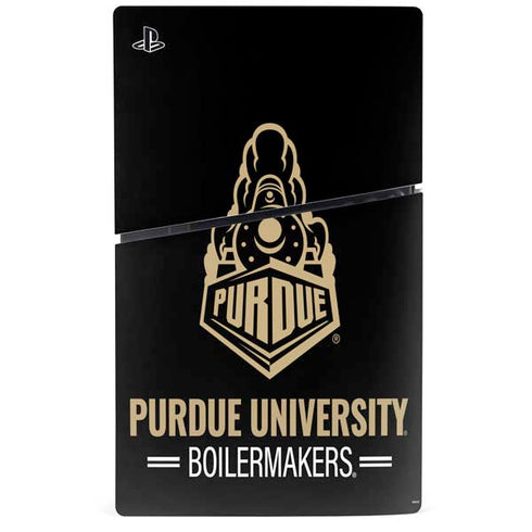Purdue University Purdue University Boilermakers Signature Logo PS5 Slim Digital Edition Console Skin
