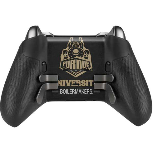 Purdue University Boilermakers Signature Logo Xbox Elite Wireless Controller Series 2 Skin