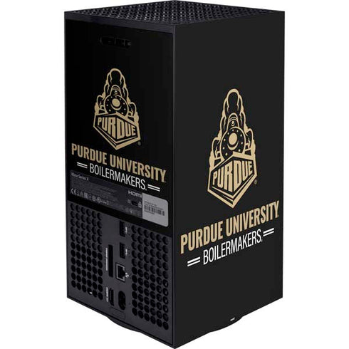 Purdue University Boilermakers Signature Logo XBox Series X Digital Edition Bundle Skin