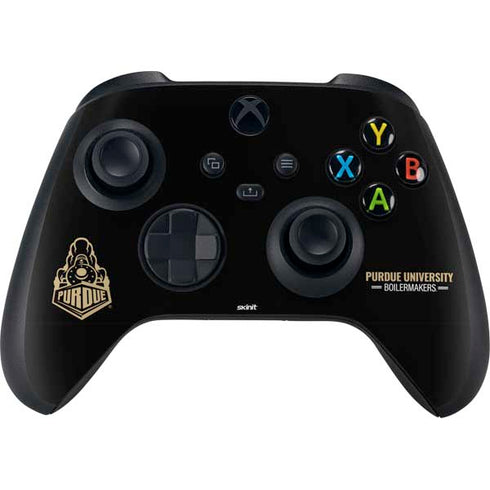 Purdue University Boilermakers Signature Logo XBox Series X Digital Edition Bundle Skin