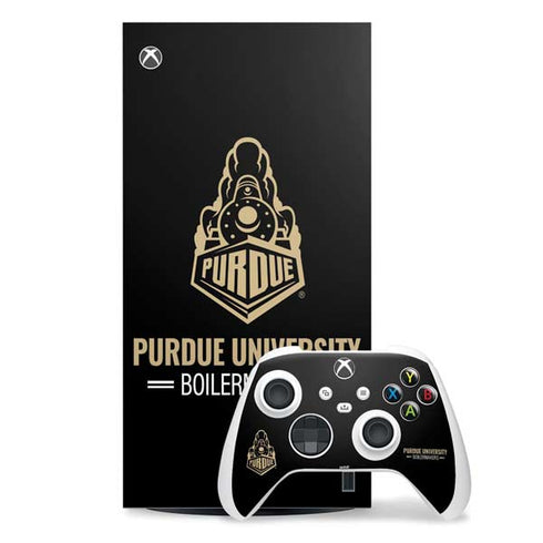 Purdue University Boilermakers Signature Logo Xbox Series X Skins