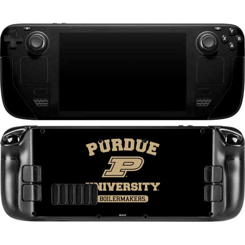 Purdue University Boilermakers Steam Deck Handheld Gaming Computer OLED Skin