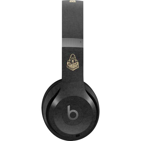 Purdue University Signature Logo Beats Solo 4 Wireless Headphones Skin