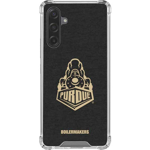 Purdue University Signature Logo Galaxy A17 Clear Case
