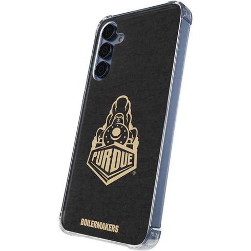 Purdue University Signature Logo Galaxy A35 5G Clear Case