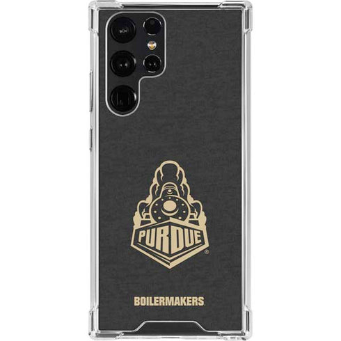 Purdue University Signature Logo Galaxy S23 Ultra Clear Case