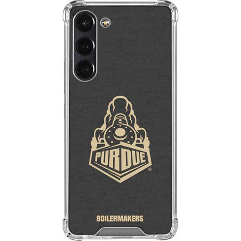 Purdue University Signature Logo Galaxy S24 FE Clear Case
