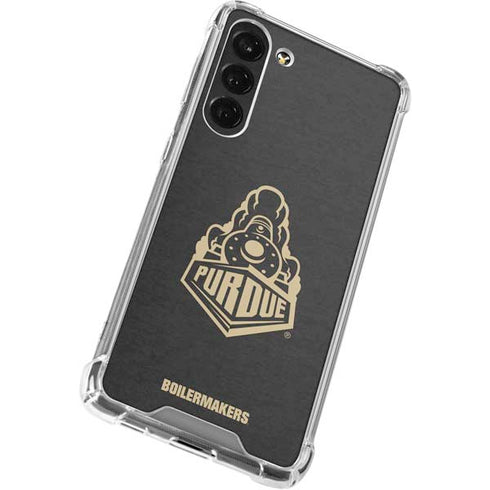 Purdue University Signature Logo Galaxy S24 FE Clear Case
