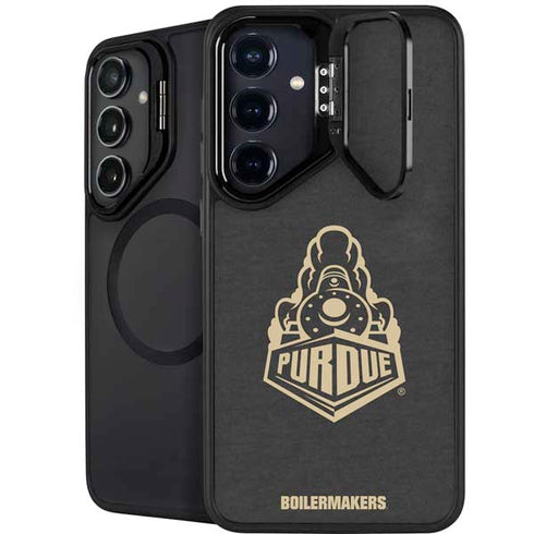 Purdue University Signature Logo Galaxy S25 Plus Kickstand Case