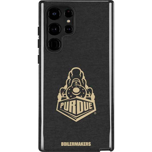 Purdue University Signature Logo Galaxy Cases