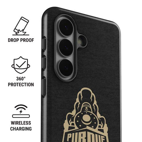 Purdue University Signature Logo Galaxy S26 Impact Case