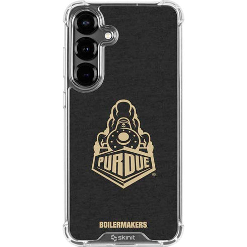 Purdue University Signature Logo Galaxy S26 Plus Clear Case