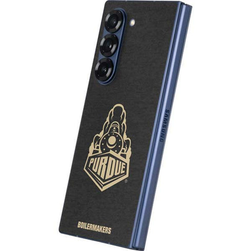 Purdue University Signature Logo Galaxy Z Fold6 Skin