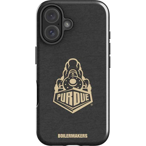 Purdue University Signature Logo iPhone 16 Impact Case
