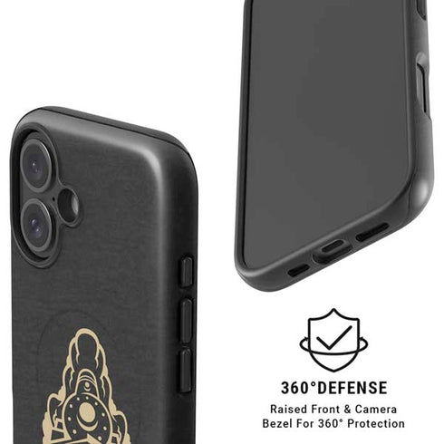 Purdue University Signature Logo iPhone 16 Magsafe Impact Case