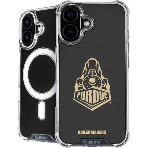 Purdue University Signature Logo iPhone 16 Plus MagSafe Case