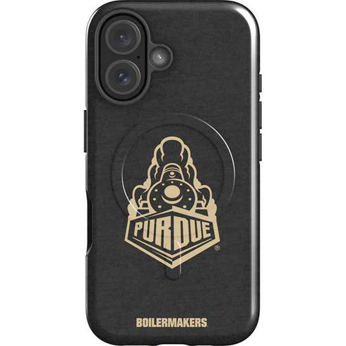 Purdue University Signature Logo iPhone 16 Plus Magsafe Impact Case