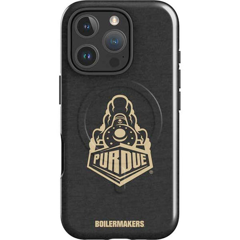 Purdue University Signature Logo iPhone 16 Pro Magsafe Impact Case