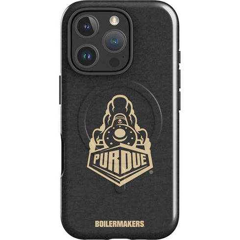 Purdue University Signature Logo iPhone 16 Pro Max Magsafe Impact Case