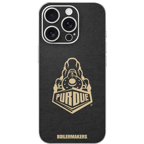 Purdue University Signature Logo iPhone 16 Pro Skin