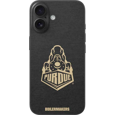 Purdue University Signature Logo iPhone 16 Skin