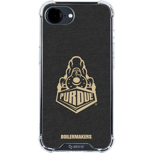 Purdue University Signature Logo iPhone 16e Clear Case