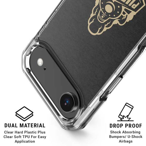 Purdue University Signature Logo iPhone 17 Air Clear Case