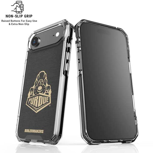 Purdue University Signature Logo iPhone 17 Air Clear Case