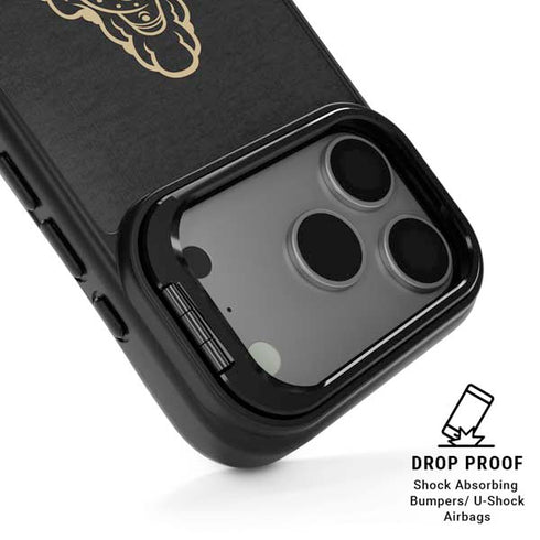 Purdue University Signature Logo iPhone 17 Pro Kickstand Case