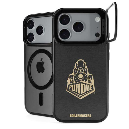 Purdue University Signature Logo iPhone 17 Pro Max Kickstand Case