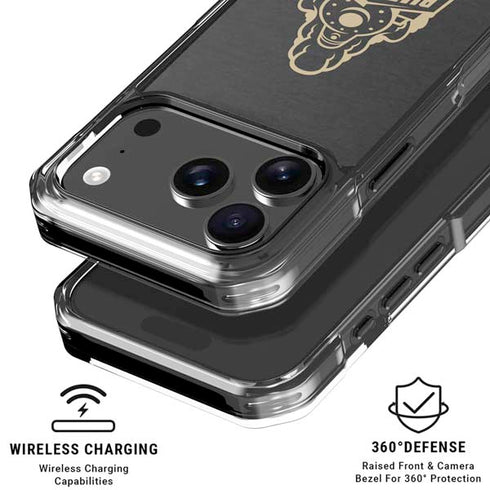 Purdue University Signature Logo iPhone 18 Pro Clear Case