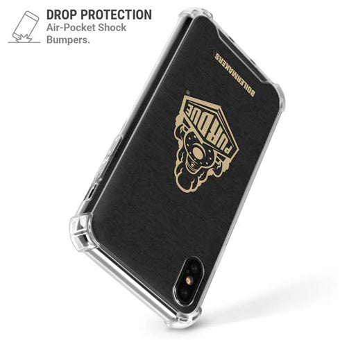 Purdue University Signature Logo iPhone X/XS Clear Case