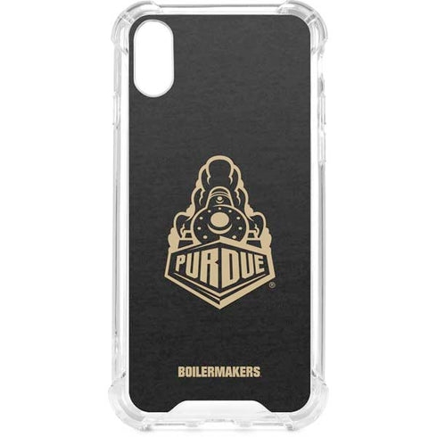 Purdue University Purdue University Signature Logo iPhone XS Clear Case