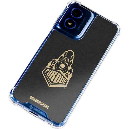 Purdue University Signature Logo Moto G 5G (2024) Clear Case