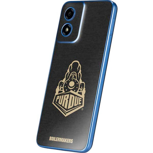 Purdue University Signature Logo Moto G Play 4G (2024) Skin