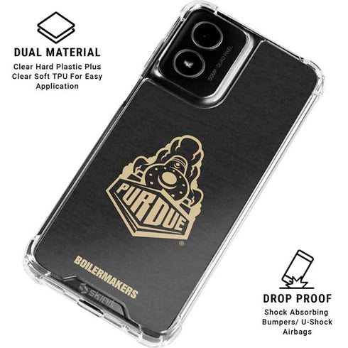 Purdue University Signature Logo Moto G Power 5G (2024) Clear Case