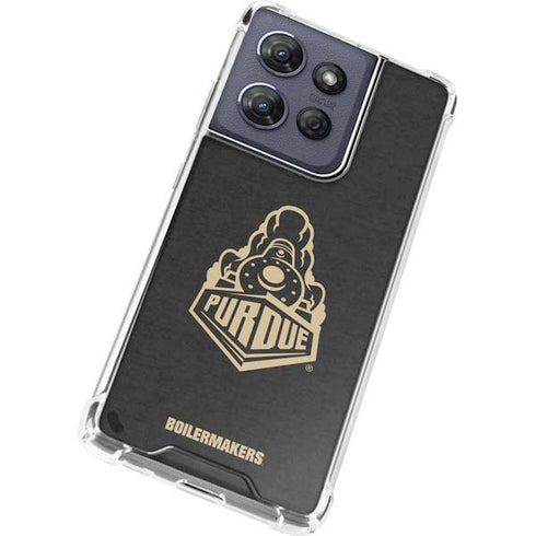 Purdue University Signature Logo Moto G Power 5G (2025) Clear Case