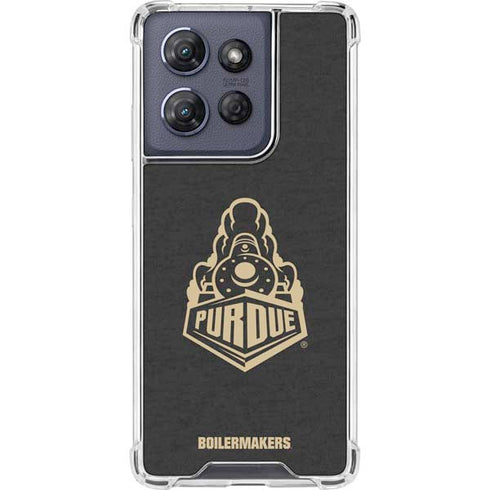 Purdue University Signature Logo Moto G Stylus 5G (2025) Clear Case
